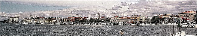 Porec - Hafenpanorama