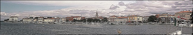 Porec - Hafenpanorama