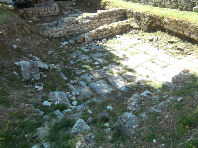 Porec > Ausgrabungsstätte nahe dem römischen Tempel