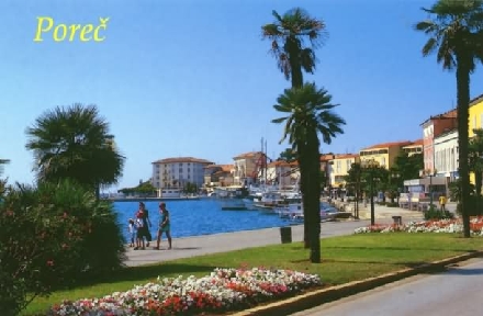 POREC > Hafenpromenade > Postkarte