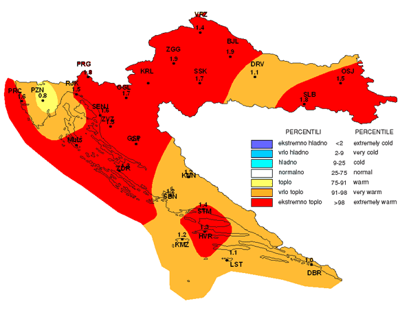 Sommer 2010 - Temperaturen