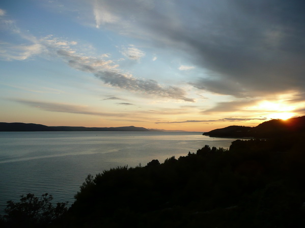 DRVENIK > Camping Male Ciste > Sonnenuntergang