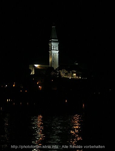 ROVINJ > Sv. Eufemija bei Nacht