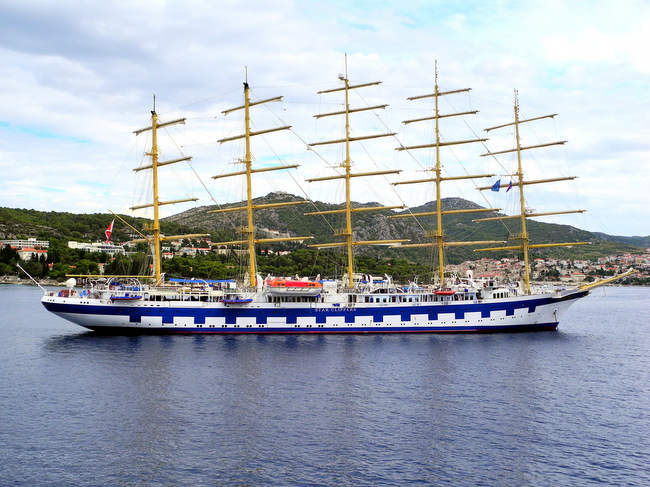 Dalmatien: ADRIA vor der Insel HVAR > Royal Clipper