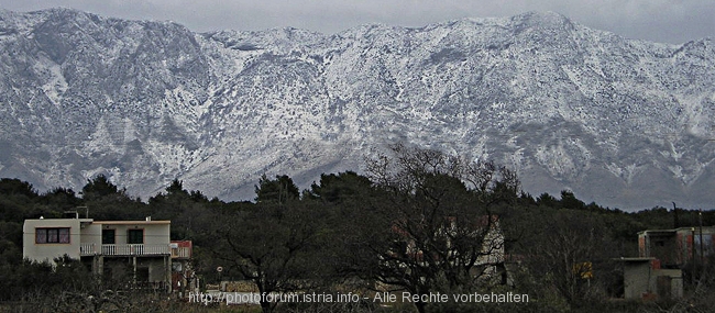 BIOKOVO > Küstenstraße > Kälteeinbruch