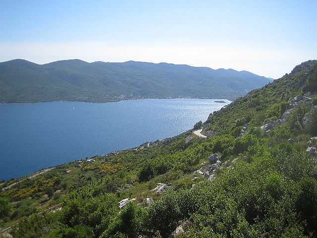 DALMATIEN Peljesac Viganj Blick aufs Meer 2