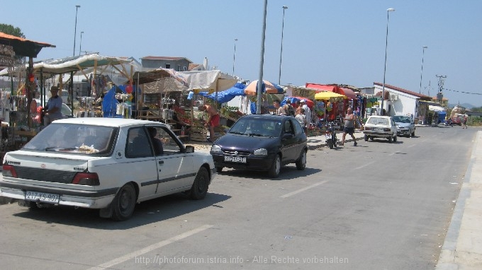 Stadtrand von Ulcinj