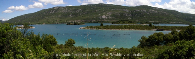 PELJESAC > Panorama> Blick hinüber zum Festland