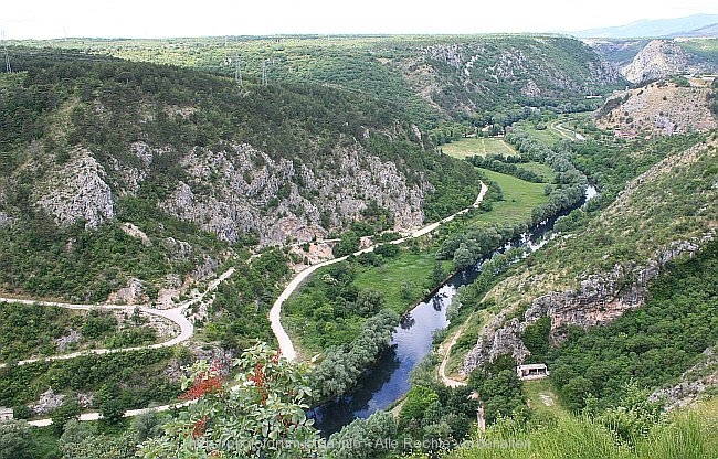 KRKA > Flusslauf bei Knin