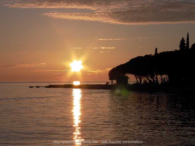 Abendstimmung bei Porec