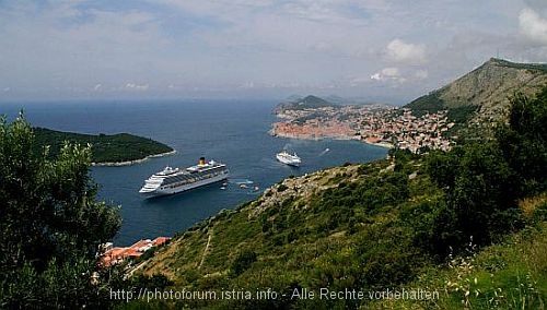 DUBROVNIK > Blick auf die Altstadt und Lokrum