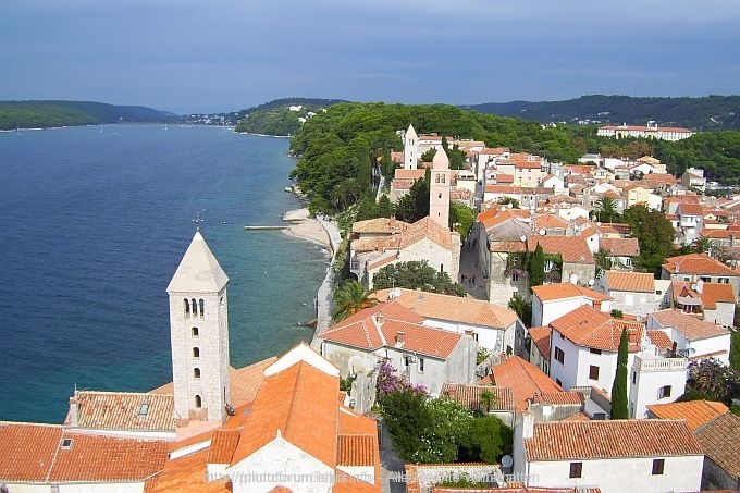 RAB > Ausblick vom Campanile der Kirche Sv. Marija