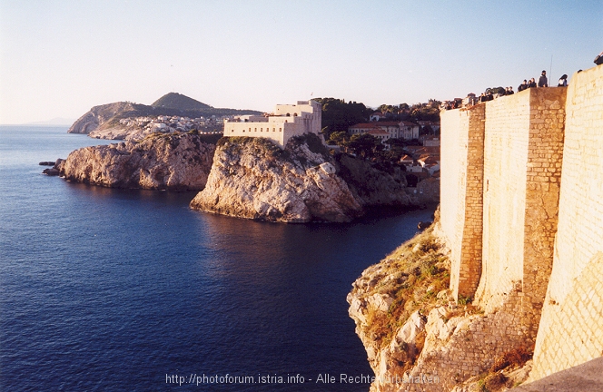 DUBROVNIK > Stadtmauer und Festung Lovrijenac