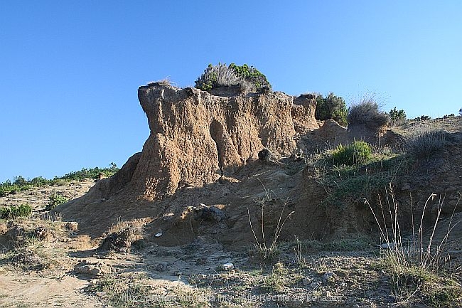 HALBINSEL LOPAR > Rt Stojan > Bucht Ciganka > Erosionserscheinung