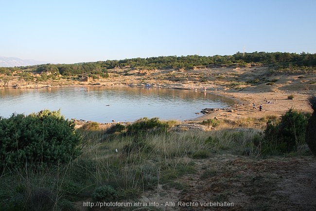 HALBINSEL LOPAR > Bucht Stojan > Badebucht auf der Halbinsel Lopar