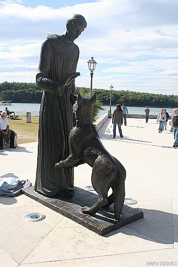 KLOSTERINSEL KOSLJUN > Heiliger Franziskus mit Wolf