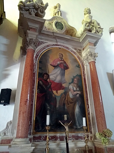 * Insel Krk > KOSLJUN > Kirche Mariä Verkündigung - Altar