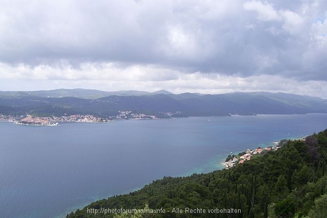 OTOK KORCULA > vom Franziskanerkloster bei Orebic aus