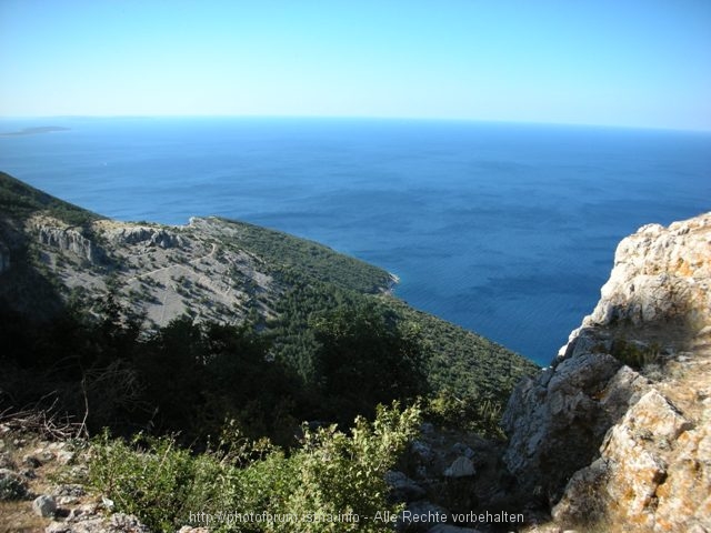 CRES  >  Lubenice  >  Wanderweg zur Blauen Grotte