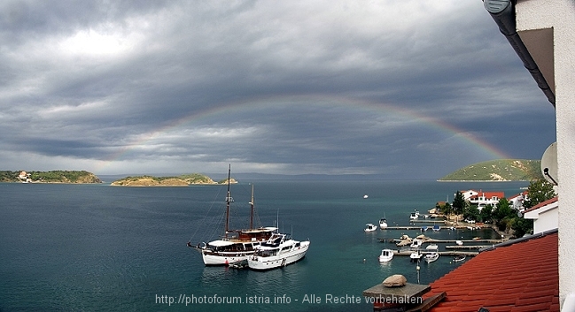 Kvarner Inseln: RAB > Regenbogen