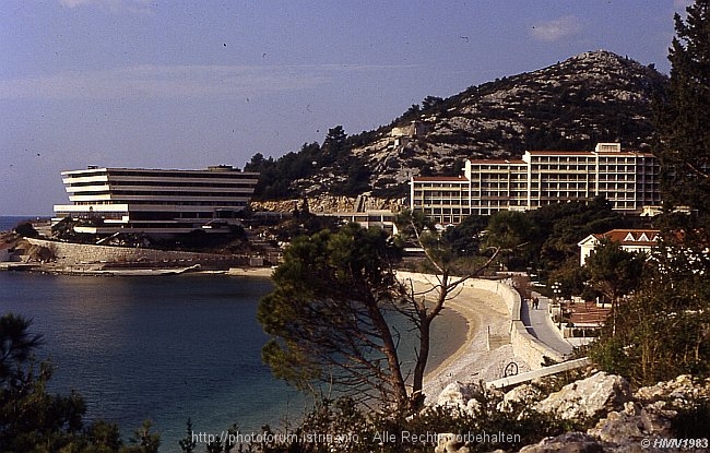 KUPARI 1983 > Hotel Pelegrin und Hotel Kupari