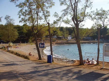 POREC > Lanterna > Campingplatz Lanterna - Badebucht