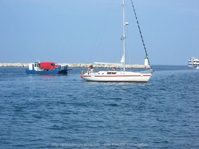 Porec Hafen bzw. Strand