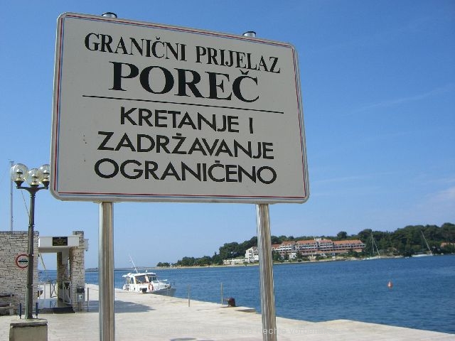 Porec Hafen bzw. Strand