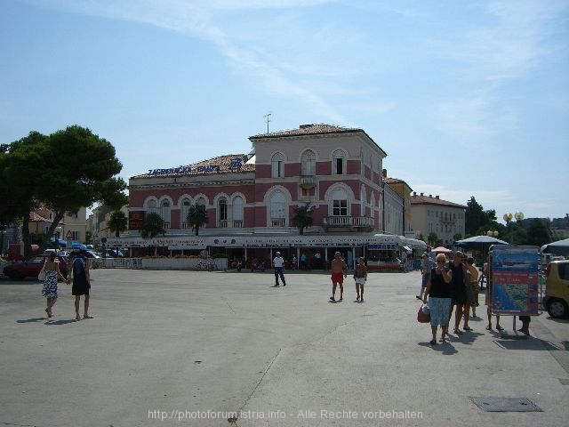 Porec Hafen bzw. Strand