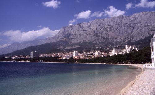 MAKARSKA > Strandpanorama