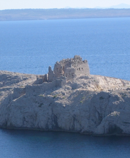 PAG  > Brücke zwischen Festland und Pag - Ruine