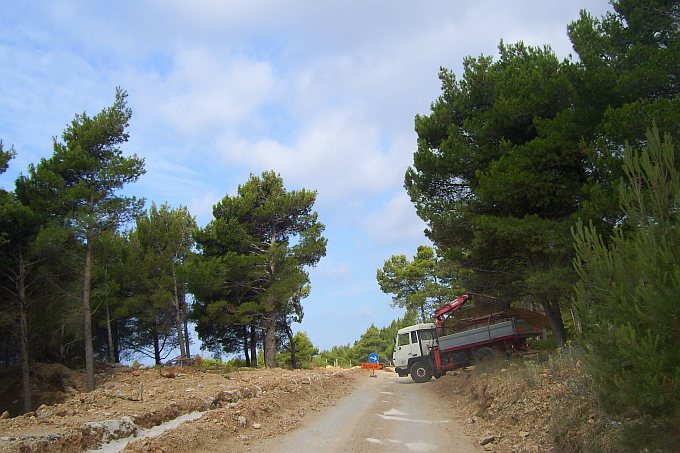 Wanderung nach Blaca 02 > Straße nach Murvica, Umleitung