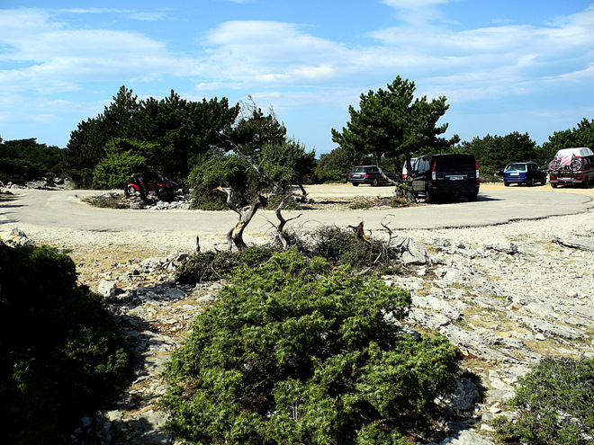 OTOK BRAC > Parkplatz am Vidova gora