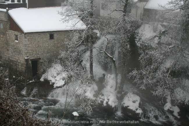 SLUNJ > Rastoke im Winter