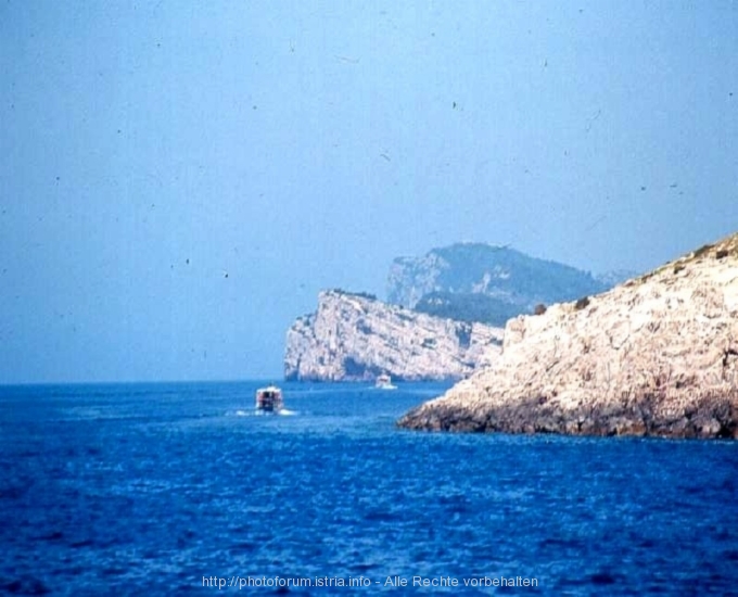 KORNATI NATIONALPARK > Tagesfahrt durch die Kornaten 1985