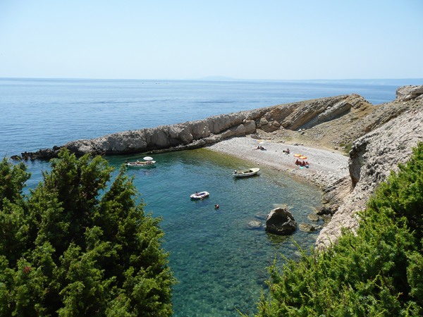 KRK > Stara Baska > Kleine Strandbucht