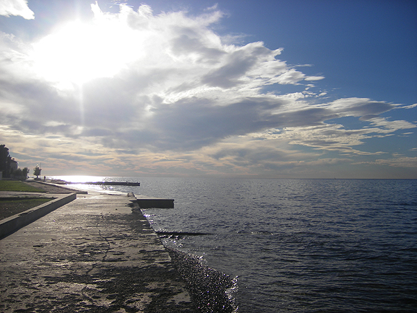 POREC > Wolkenspiel beim Sonnenuntergang