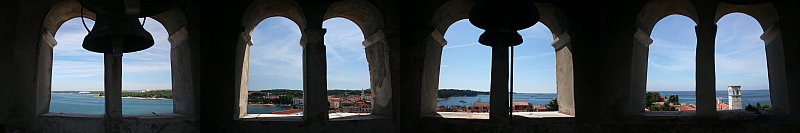 POREC > Euphrasius-Basilika > Glockenturmausblicke