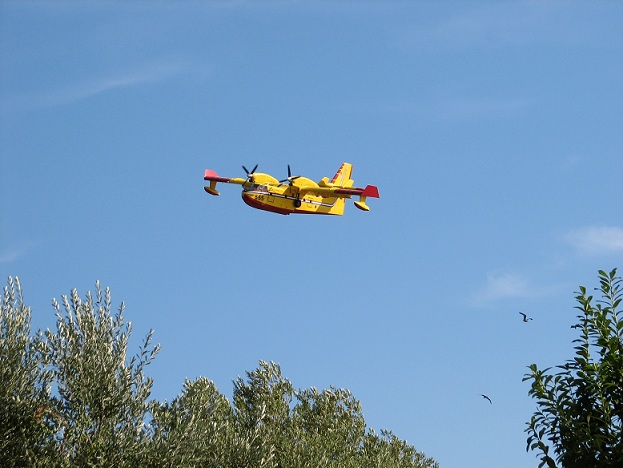 VALALTA> Löschflugzeug im Einsatz