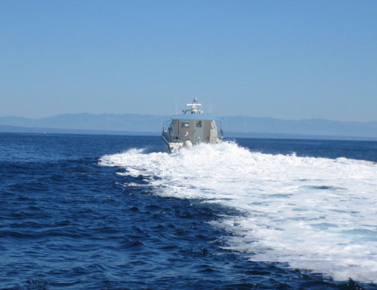 Polizeiboot Bucht von Medulin