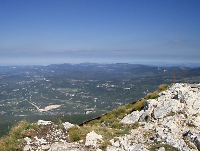 NATURPARK UČKA > Vojak > Blick auf Istrien