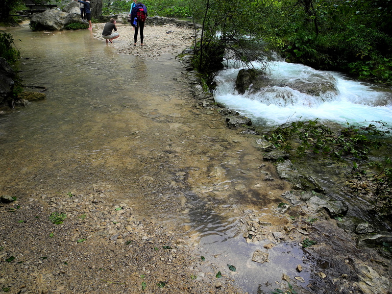 Wege unter Wasser