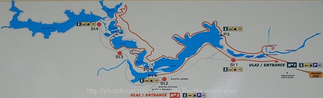 NATIONALPARK PLITVICER SEEN > 0-Lageplan