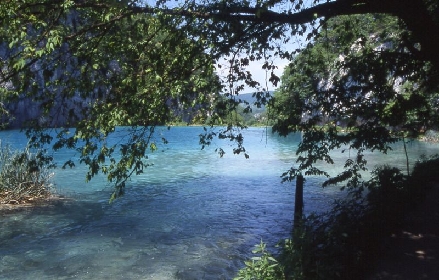 NATIONALPARK PLITVICER SEEN > untere Seen > Seeblick in Richtung Norden.