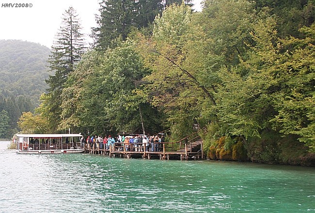 NATIONALPARK PLITVICER SEEN > Jezero Kozjak > Anlegestelle Burgeti