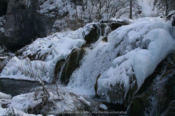 Januar an den Plitvicer Seen 2