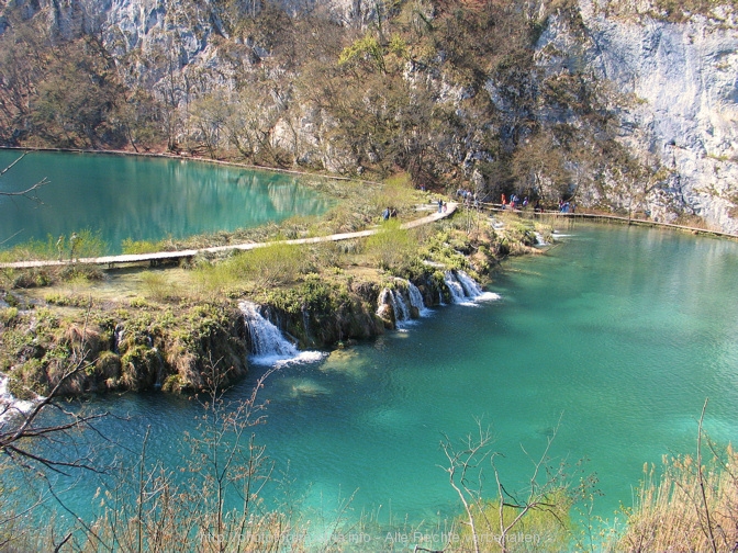 NATIONALPARK PLITVICER SEEN > Jezero Kaluderovac und Jezero Novakovic Brod > Abzweig zum Veliki slap