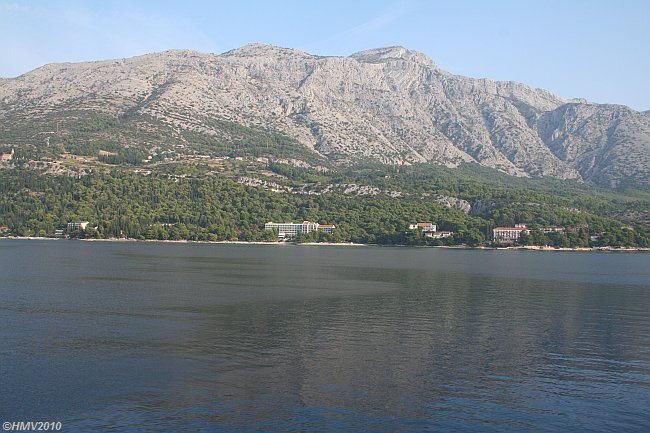 HALBINSEL PELJESAC > Berg Ilija und Hotels von Orebic