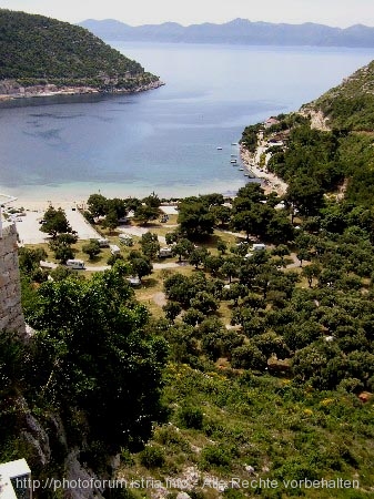 PELJESAC > Prapatno > Campingplatz