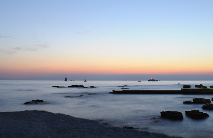 UMAG > Blick auf Meer